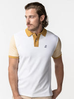 Beige Sleeves and Neck Polo.